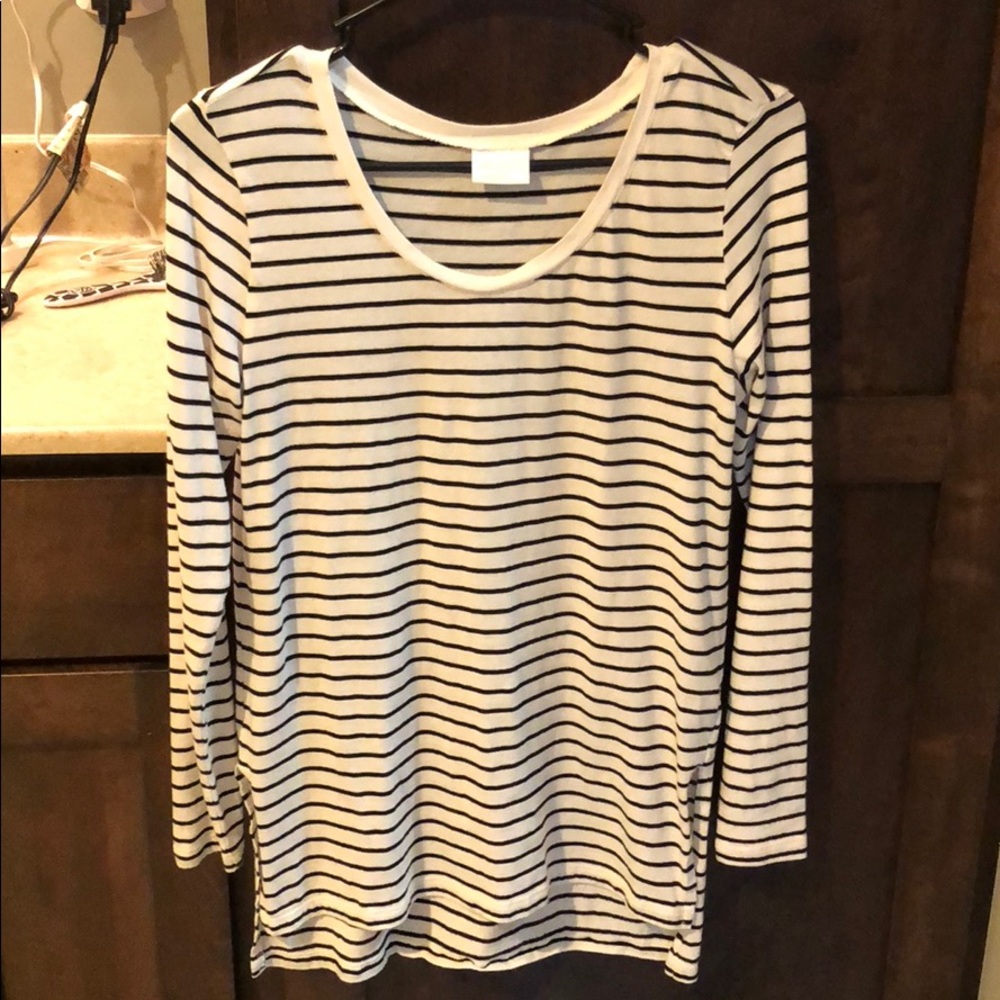 Stripped Long Sleeve Shirt